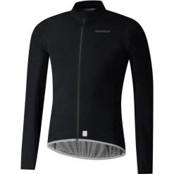 SHIMANO Kurtka Windflex, czarna. Czarne kurtki Shimano, m, bez wzorów, z materiału, bez kaptura. Za 552.00 zł.