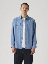 Levi's Koszula - Comfort fit - w kolorze błękitnym rozmiar: XXL. Niebieskie koszule Levi's®, s, bez wzorów, z bawełny, bez kołnierzyka, bez ramiączek. Za 182.18 zł.