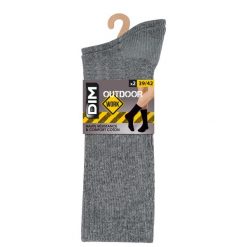 Zestaw 2 par skarpetek do kostek DIM Outdoor. Czarne skarpety DIM, bez wzorów, z bawełny. Za 84.00 zł.