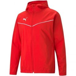 Męska Kurtka TeamRISE Na Każdą Pogodę. Czerwone kurtki Puma, m, bez wzorów, bez kaptura. Za 326.99 zł.