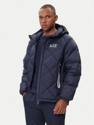 EA7 Emporio Armani Kurtka puchowa 7M001001 AF15923 UB102 Granatowy Modern Fit. Niebieskie kurtki EA7 Emporio Armani, m, bez wzorów, z puchu, bez kaptura. Za 1,469.00 zł.