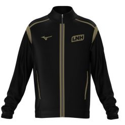 Kurtka z dresu Mizuno StarLigue LNH. Brązowe kurtki Mizuno, bez wzorów, z dresówki, bez kaptura. Za 344.00 zł.