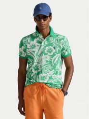 Polo Ralph Lauren Polo 710B13529001 Zielony Slim Fit. Zielone koszulki polo Polo Ralph Lauren, l, bez wzorów, z bawełny, bez kołnierzyka, bez ramiączek. Za 689.99 zł.