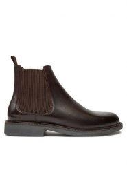 Levi's® Sztyblety Amos 234728-695-29 Brązowy. Brązowe botki sznurowane bez wzorów, ze skóry, bez obcasa, bez zapięcia. Za 299.99 zł.