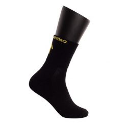 Skarpetki Softee. Czarne skarpety Softee, bez wzorów, z nylonu. Za 122.99 zł.