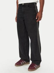 Adidas Jeansy Sst Denim Jeans Mid-Rise Straight Leg IB6947 Czarny Loose Fit. Czarne jeansy Adidas, m. Za 439.99 zł.