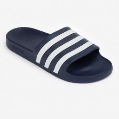 Klapki basenowe ADIDAS Adilette Aqua. Czarne klapki Adidas, z materiału. Za 69.99 zł.