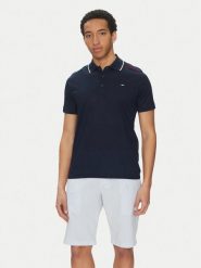 Paul&Shark Polo 25411282 Granatowy Regular Fit. Niebieskie koszulki polo PAUL&SHARK, l, bez wzorów, z bawełny, bez kołnierzyka, bez ramiączek. Za 839.99 zł.