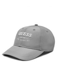 Guess Czapka z daszkiem Not Coordinated Eco Headwear AM5023 POL01 Szary. Szare czapki z daszkiem Guess, z aplikacjami, z materiału. Za 99.99 zł.