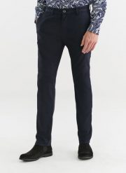 PAKO LORENTE – Granatowe spodnie męskie P22WB-WX-001-G-0. Spodnie materiałowe Pako Lorente, na co dzień, l, bez wzorów, z bawełny, casualowe, długie. Za 119.99 zł.