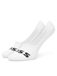 BOSS Stopki 50516402 Biały. Białe skarpety Boss, bez wzorów, z bawełny. Za 69.99 zł.