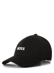 BOSS czapka z daszkiem Mężczyźni Bawełna czarny, ONE SIZE. Czarne czapki z daszkiem Boss, bez wzorów, z bawełny. Za 199.95 zł.