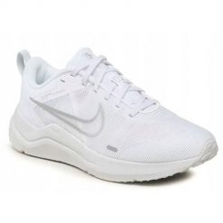 Buty do biegania męskie Nike Downshifter 12. Białe buty do biegania Nike, bez wzorów, z materiału, bez zapięcia, do biegania, nike downshifter. Za 387.00 zł.