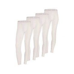 Termiczne legginsy męskie, warstwa bazowa, 4 sztuki. Białe legginsy długie sportowe Xtreme, l, bez wzorów, z materiału, do biegania. Za 358.45 zł.