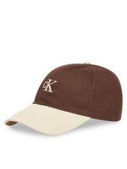 Calvin Klein Czapka z daszkiem Monogram Emb Colorblock Baseball LV04G5000G Brązowy. Brązowe czapki z daszkiem CALVIN KLEIN, bez wzorów, z bawełny. Za 169.99 zł.