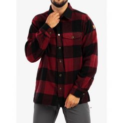 Koszula turystyczna męska Fjallraven Canada Shirt. Brązowe koszule Fjällräven, l, bez wzorów, bez kołnierzyka, bez ramiączek. Za 655.99 zł.