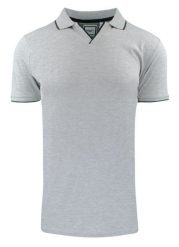 Oryginalna Koszulka Polo - Brave Soul - Popielata. Szare koszulki polo Brave Soul, l, bez wzorów, z bawełny, bez kołnierzyka, bez ramiączek. Za 75.00 zł.