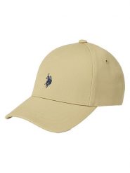 U.S. Polo Assn. Czapka w kolorze beżowym rozmiar: onesize. Brązowe czapki z daszkiem U.S. Polo Assn., bez wzorów, z bawełny. Za 74.28 zł.