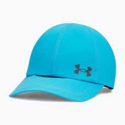 Czapka z daszkiem męska Under Armour Launch. Niebieskie czapki z daszkiem Under Armour, bez wzorów. Za 129.99 zł.