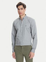 BOSS Koszula Rickert 50519707 Zielony Regular Fit. Zielone koszule Boss, l, bez wzorów, z bawełny, bez kołnierzyka, bez ramiączek. Za 429.99 zł.