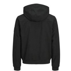 Kurtka Jack & Jones Basic Softshell Czarna. Czarne kurtki Jack&Jones, bez wzorów, z softshellu, bez kaptura. Za 253.76 zł.