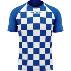 Koszulka Sportowa Givova Dama - Komfort i Lekkość w Białym i Niebieskim. Niebieskie t-shirty sportowe Givova, bez wzorów, z poliesteru, bez ramiączek, do piłki nożnej. Za 137.99 zł.