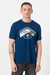 T-SHIRT MĘSKI MUSTANG ALEX C PRINT 1009914 5335. T-shirty Mustang, m, bez wzorów, bez kołnierzyka, bez ramiączek. Za 69.99 zł.