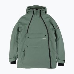 Kurtka snowboardowa męska Colourwear Foil Anorak. Zielone kurtki Colourwear, na zimę, m, bez wzorów, z elastanu, bez kaptura. Za 959.99 zł.