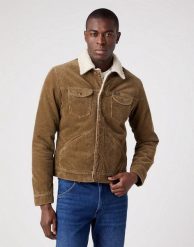 WRANGLER 124MJ MĘSKA KURTKA PRZEJŚCIOWA SHERPA SZTRUKSOWA W4MS88455 112320903. Białe kurtki Wrangler, na jesień, m, bez wzorów, z bawełny, z kapturem. Za 339.99 zł.