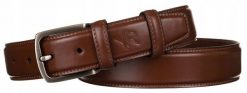 Pasek skórzany Rovicky [DH] RPM-14-SPL brązowy. Brązowe paski ROVICKY, bez wzorów, ze skóry, klasyczne. Za 40.00 zł.