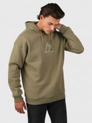 Brunotti Bluza "Smynder" w kolorze khaki rozmiar: XL. Brązowe bluzy Brunotti, xl, bez wzorów, z kapturem. Za 130.99 zł.