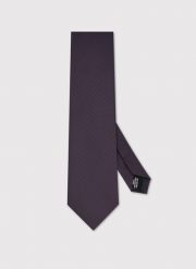 PAKO LORENTE – Bordowy krawat wewzór. Czerwone krawaty i muchy Pako Lorente, bez wzorów, z poliesteru. Za 99.99 zł.