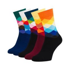 Zestaw 5 par skarpet męskich w rozmiarze 40-45 wykonanych z bawełny i poliestru Peterson PTN SML-S5-40-45-RO2. Skarpety Peterson, bez wzorów, z bawełny. Za 68.99 zł.