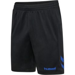 Spodenki treningowe Hummel Blaze Club 26. Czarne krótkie spodenki sportowe Hummel, l, bez wzorów, z materiału. Za 122.50 zł.