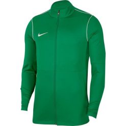 Nike Dry Park 20 TRK JKT K Juniorska bluza z zamkiem, 100% poliester. Zielone bluzy Nike, bez wzorów, z poliesteru, bez kaptura. Za 119.00 zł.