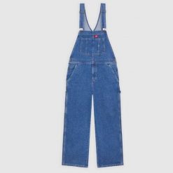 Spodnie Dickies Classic Bib Luźne Klasyczne Denim. Sztyblety Dickies, bez wzorów, z denimu, bez obcasa, bez zapięcia. Za 422.96 zł.