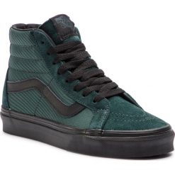 Sneakersy VANS - Sk8-Hi Reissue VN0A2XSBUQM1 (Metallic Twill) Darkest. Zielone buty sportowe casual marki Vans, z gumy. W wyprzedaży za 279.00 zł.