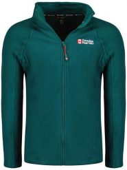 Canadian Peak Kurtka polarowa "Tugeak" w kolorze ciemnozielonym rozmiar: XXL. Zielone kurtki Canadian Peak, xxl, bez wzorów, z materiału, bez kaptura. Za 92.64 zł.