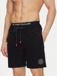 Tom Tailor Szorty kąpielowe 1045606 Czarny Regular Fit. Czarne kąpielówki Tom Tailor, m, bez wzorów, z syntetyku. Za 99.99 zł.