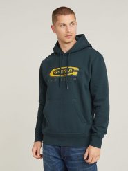 G-Star Bluza w kolorze granatowym rozmiar: L. Niebieskie bluzy G-Star, l, bez wzorów, z bawełny, z kapturem. Za 176.91 zł.