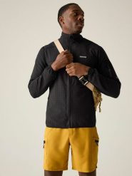 Regatta Kurtka polarowa "Baslinn" w kolorze czarnym rozmiar: L. Czarne kurtki Regatta, l, bez wzorów, z materiału, bez kaptura. Za 132.67 zł.