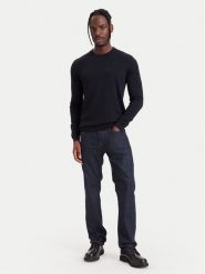 KARL LAGERFELD Sweter 655000 564399 Granatowy Regular Fit. Niebieskie swetry rozpinane KARL LAGERFELD, m, bez wzorów, z wełny, bez kołnierzyka, bez ramiączek. Za 569.99 zł.