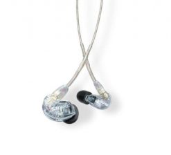SE215-CL-EFS - Słuchawki douszne, odłączany kabel, przezroczyste. Słuchawki douszne Shure. Za 546.99 zł.
