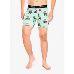 Bokserki termoaktywne męskie Stance Cherries Boxer Brief. Zielone bielizna termoaktywna Stance, m, bez wzorów, bez ramiączek. Za 78.99 zł.