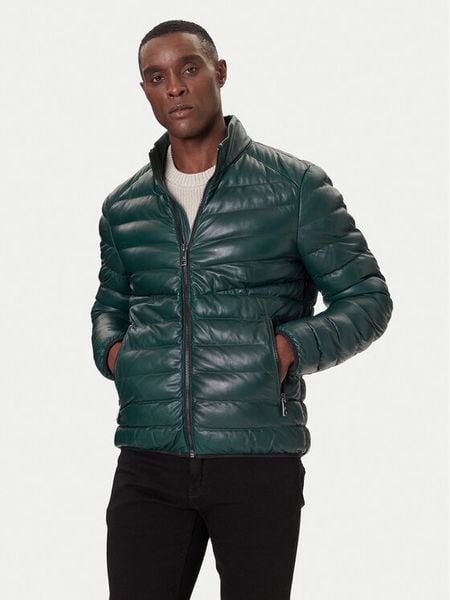 Milestone Kurtka skórzana MSHendrik 531040 60710 Zielony Regular Fit. Zielone kurtki Milestone, m, bez wzorów, ze skóry, bez kaptura. Za 1,209.00 zł.