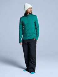 Pully - Męska - Four Seasons Lightweight 2.0 - Ever Green. Zielone bielizna termoaktywna POEDERBAAS, na zimę, m, bez wzorów, z elastanu, bez ramiączek, na golfa. Za 177.72 zł.