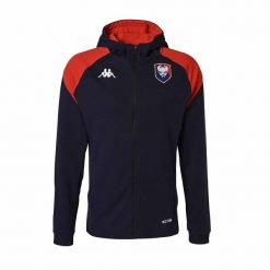 Bluza dresowa z kapturem SM Caen Arufeod 2023/24. Czerwone bluzy z kapturem Kappa, bez wzorów, z dresówki, z kapturem. Za 377.00 zł.
