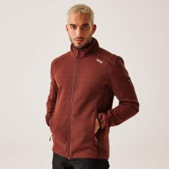 Polar turystyczny męski Torrens. Czerwone bluzy z polaru Regatta, m, bez wzorów, z polaru, bez kaptura. W wyprzedaży za 166.25 zł.