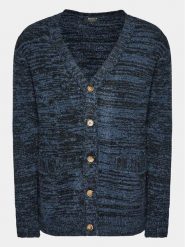 INDICODE Kardigan Akille 35-723 Granatowy Regular Fit. Niebieskie swetry rozpinane INDICODE, m, bez wzorów, z syntetyku, bez kołnierzyka, bez ramiączek. Za 149.99 zł.