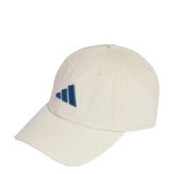 Czapka DAD CAP TONAL LOGO. Białe czapki z daszkiem Adidas, bez wzorów, z bawełny. Za 109.00 zł.